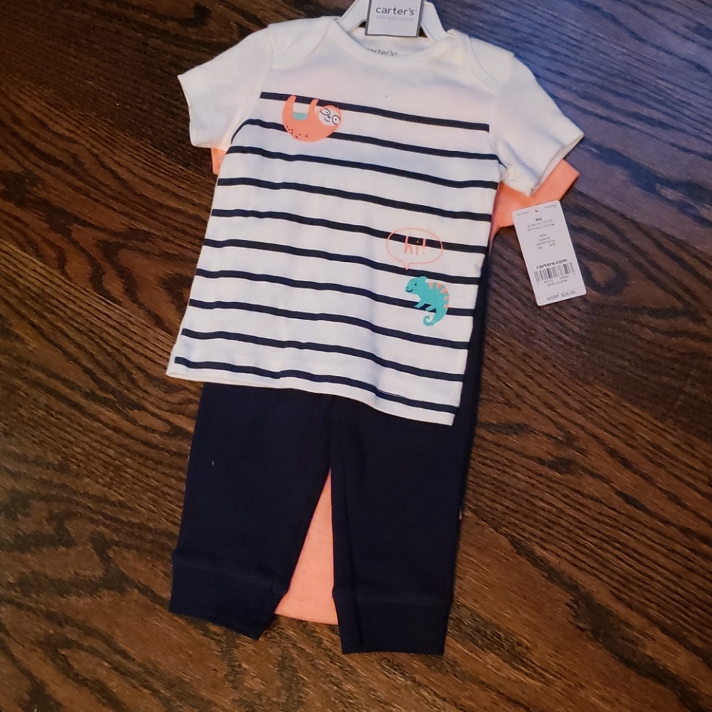 3 piece short sleeve set